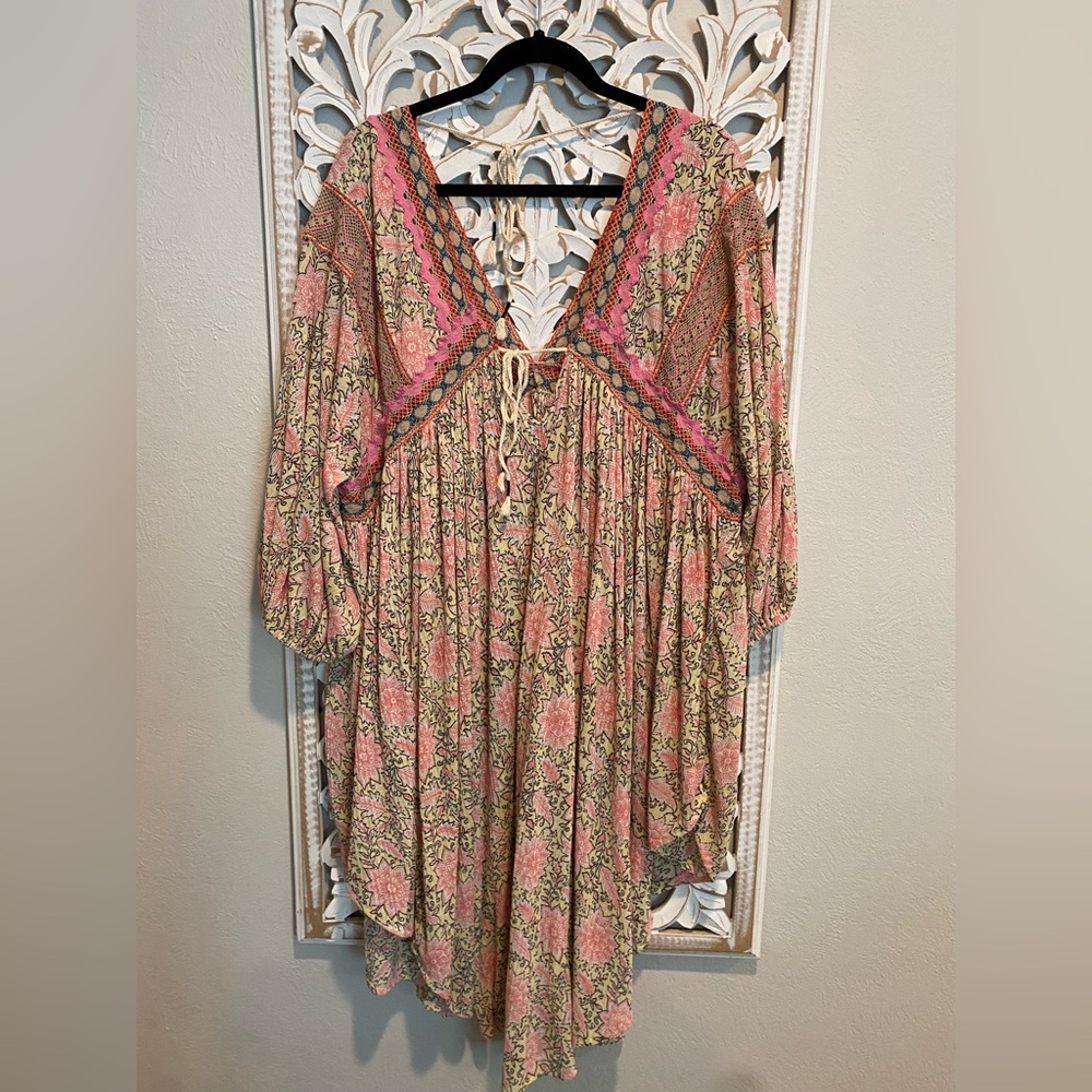 Free people moon child bohemian dress - Picture 3 of 4